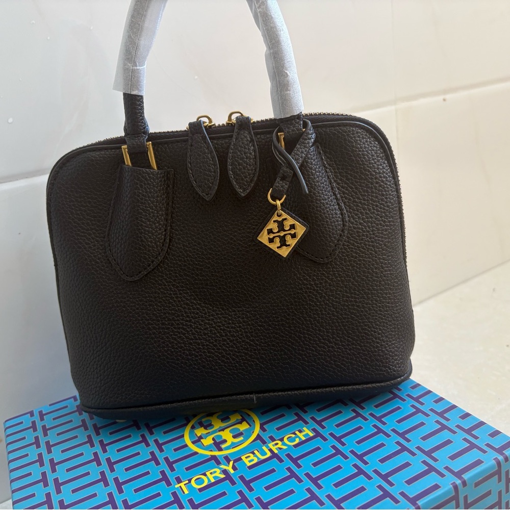 Tory Burch old flower full-print shell bag